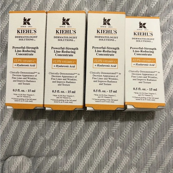 Kiehl's Skincare Four Travel Size Kiehls Powerful Strength Line